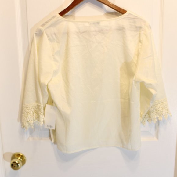 Tobi Women's Size S Sheer Top NWT - Picture 3 of 3